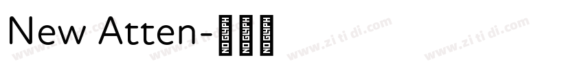 New Atten字体转换